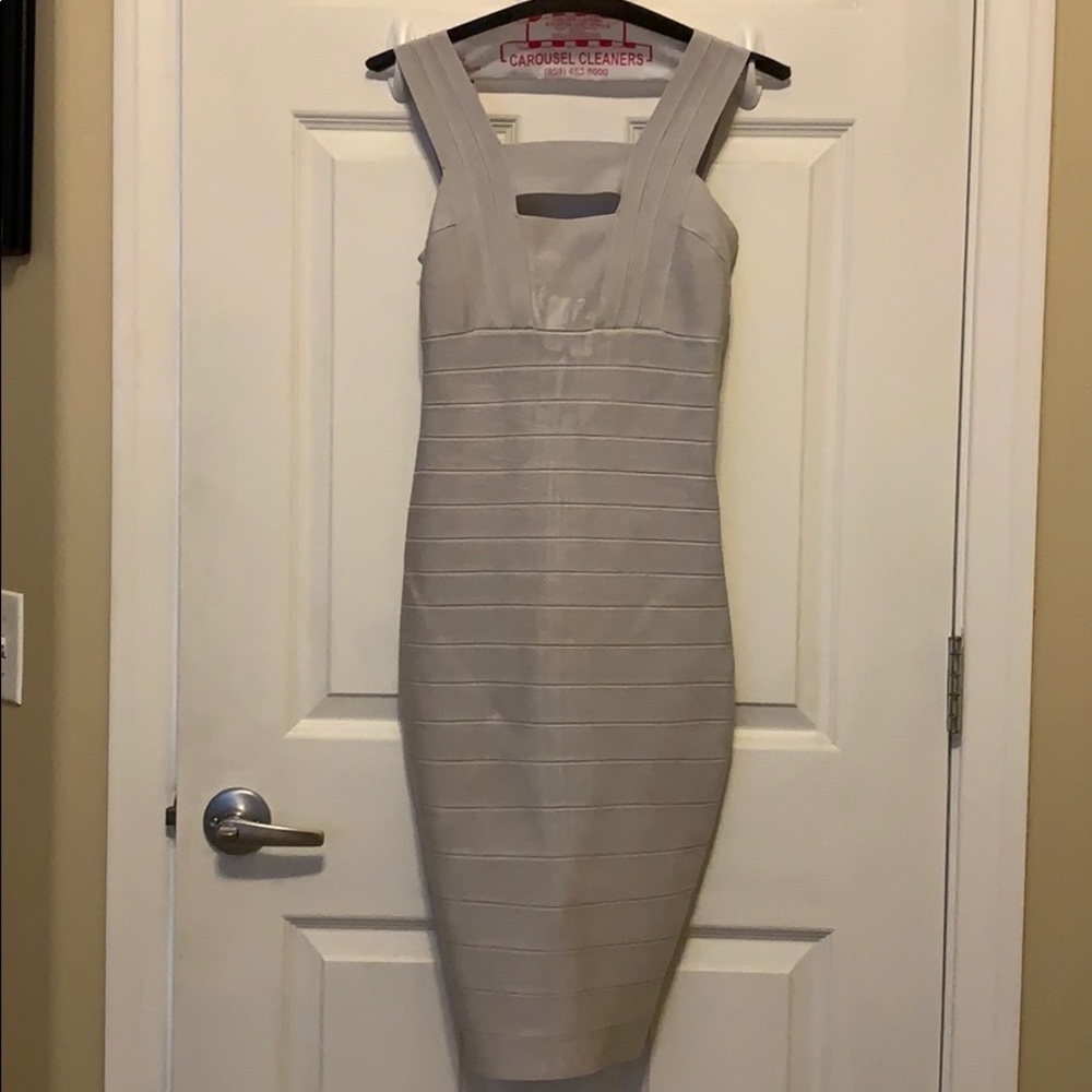 Guess Cream Mini Dress